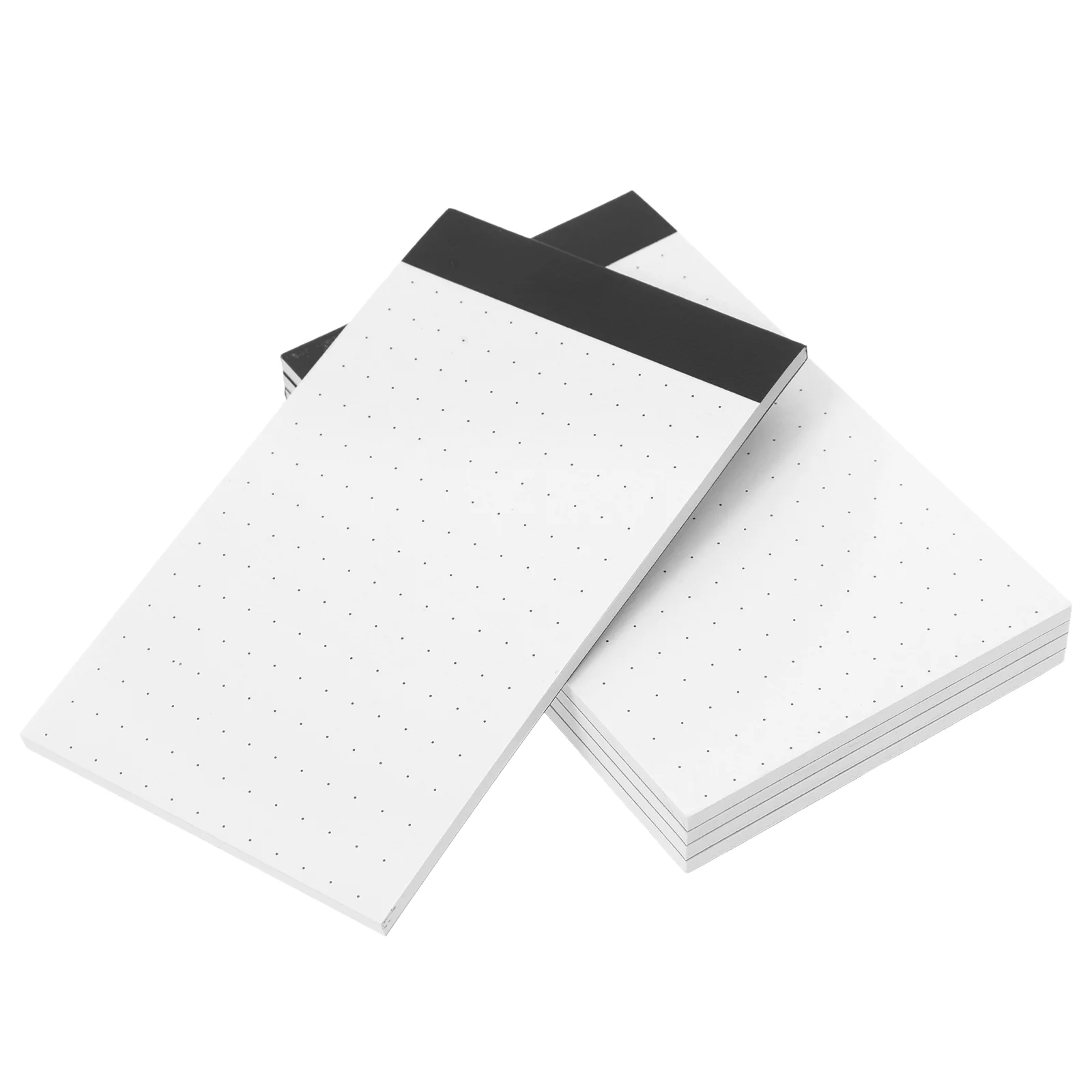 5 Pcs Note Pad Grid Paper Notebook Notepads Memo Raised Dotted Card Binder Mini