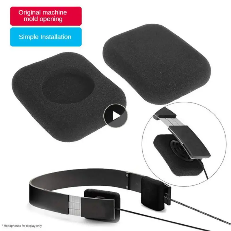 Наушники, удобные шумоподавляющие наушники из пены высокой плотности, губка для аудио-и видеооборудования, наушники, сильная эластичность, долговечность