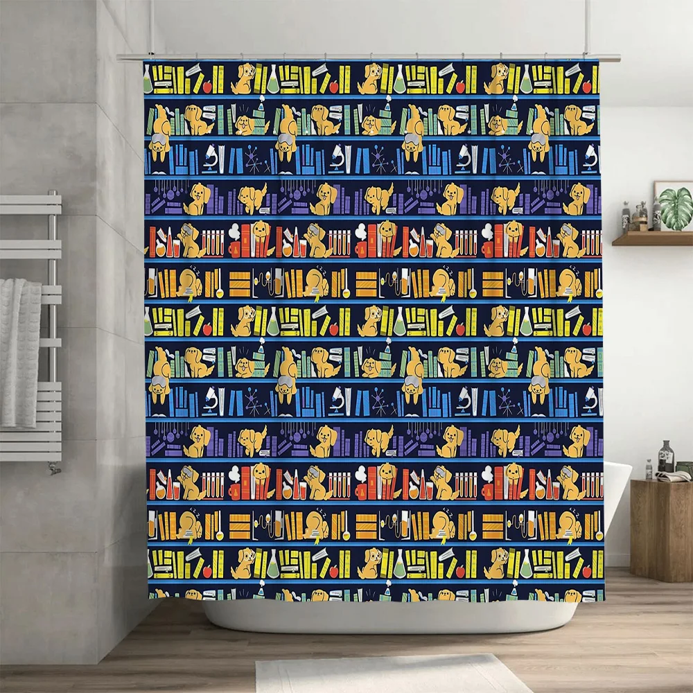 الحمام دش الستار الأزهار خمر نسيج مقاوم للماء ديكور مزرعة ريفي الطبيعة موضوع بطانة قابل للغسل #3