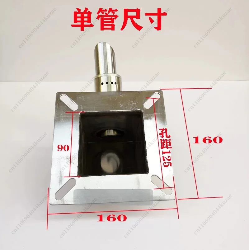 Stainless Steel Suction Bucket & Box with Single/double Feeding Tube, Practical Accessories for Drying Equipment
