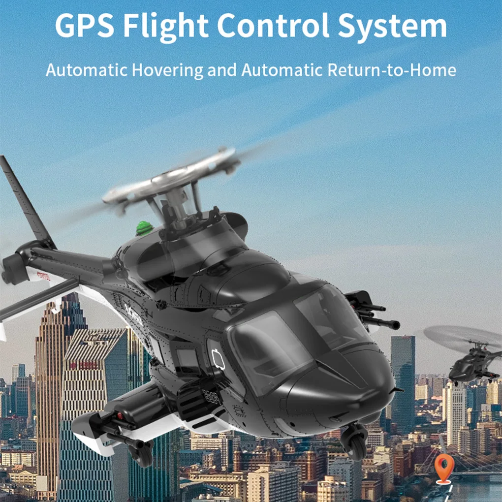

1/34 F02S Flying Wolf Helicopter Automatic Return GPS Intelligent Satellite Positioning Model Helicopte