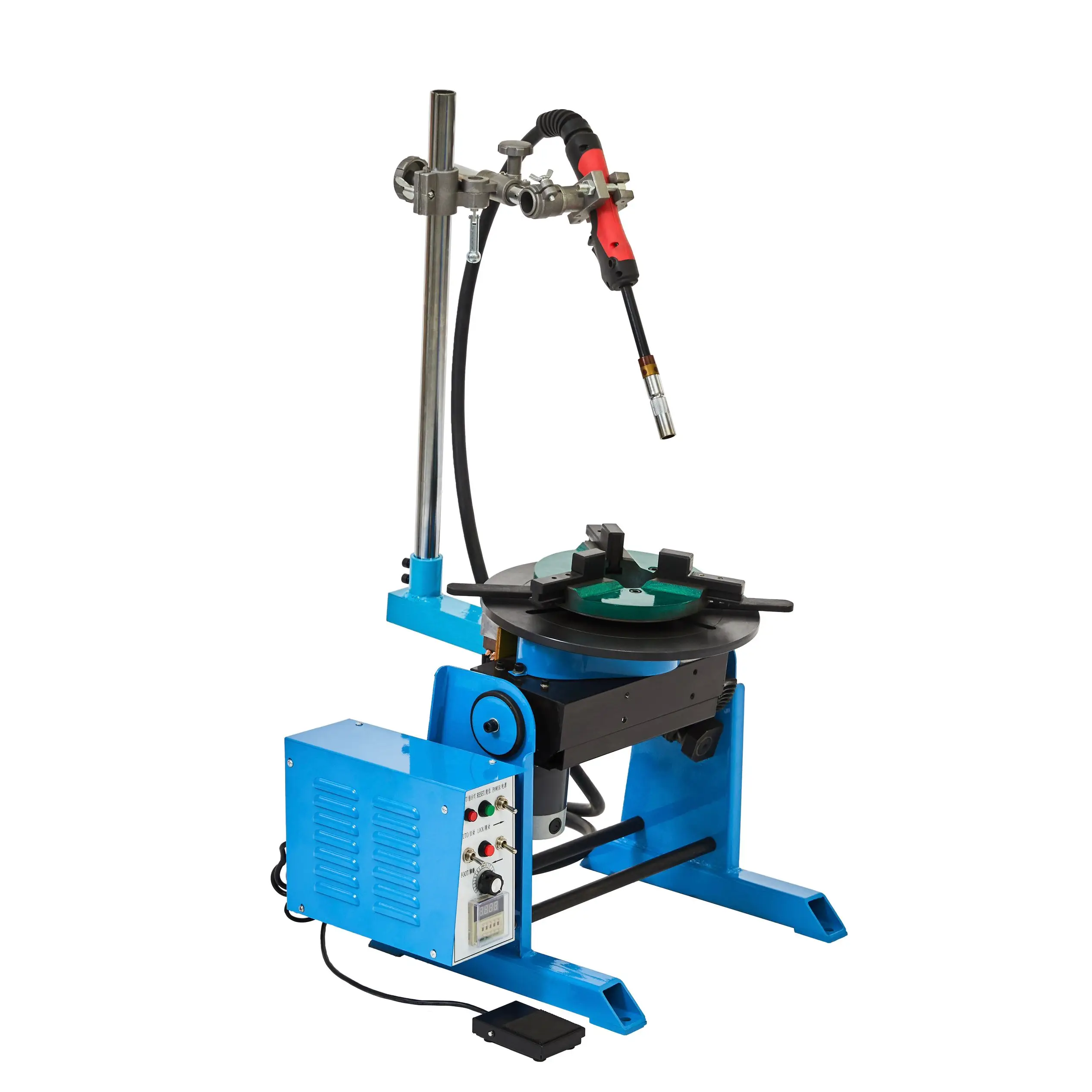 

JINSLU HD-50 Rotary Welding Positioner 50 KG With D200 Chuck And Torch Holder Rotating Turntable Welder Rotator CE Certified