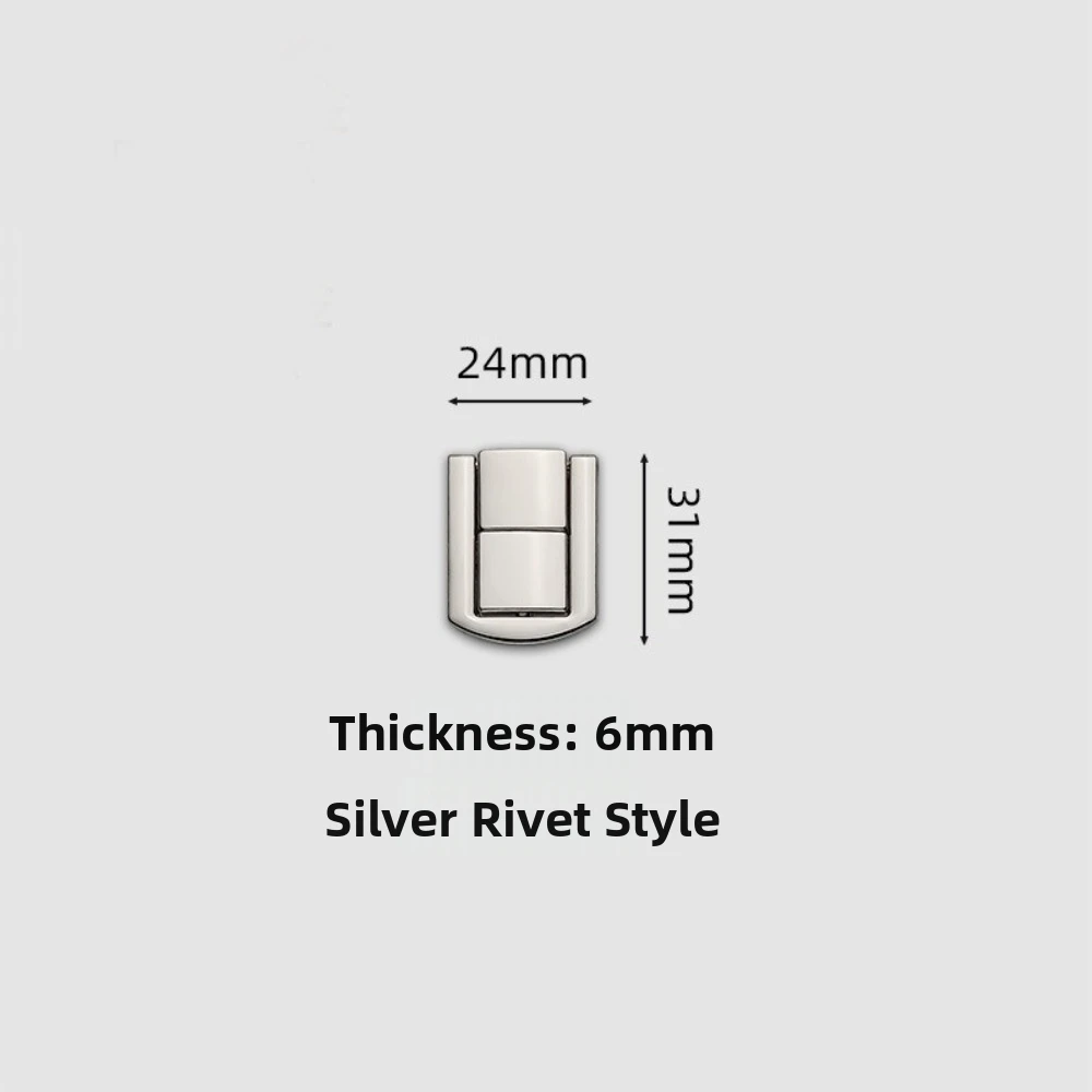 Alloy Material Box Hasp Latch Metal Construction Small Size Box Clasp Buckle Decorative Design Drawer Latch for Gift Box
