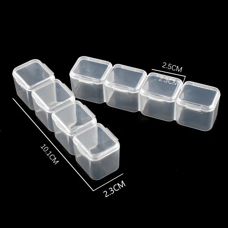 56 Grids Diy Nail Accessories Storage Box Diamond Earrings Accessories Organizer Case Storage Containers