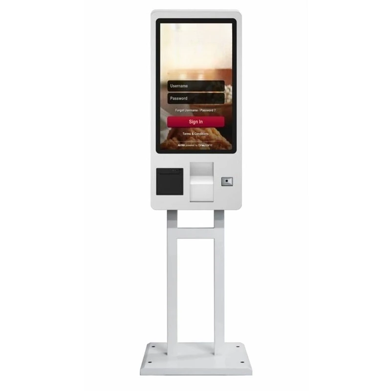 Kiosque de paiement interactif en libre-service de 21,5 pouces et 27 pouces, machines de kiosque de paiement automatique à écran tactile