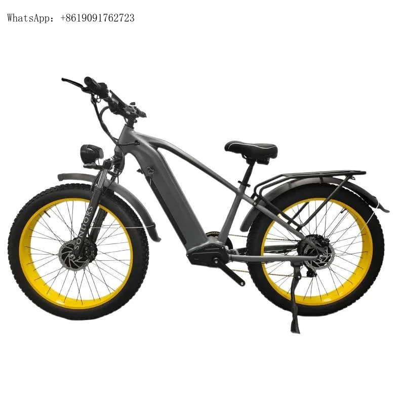 

STLF 26 inch vehicle 750W snow electric bicycle lithium battery power dual drive motor