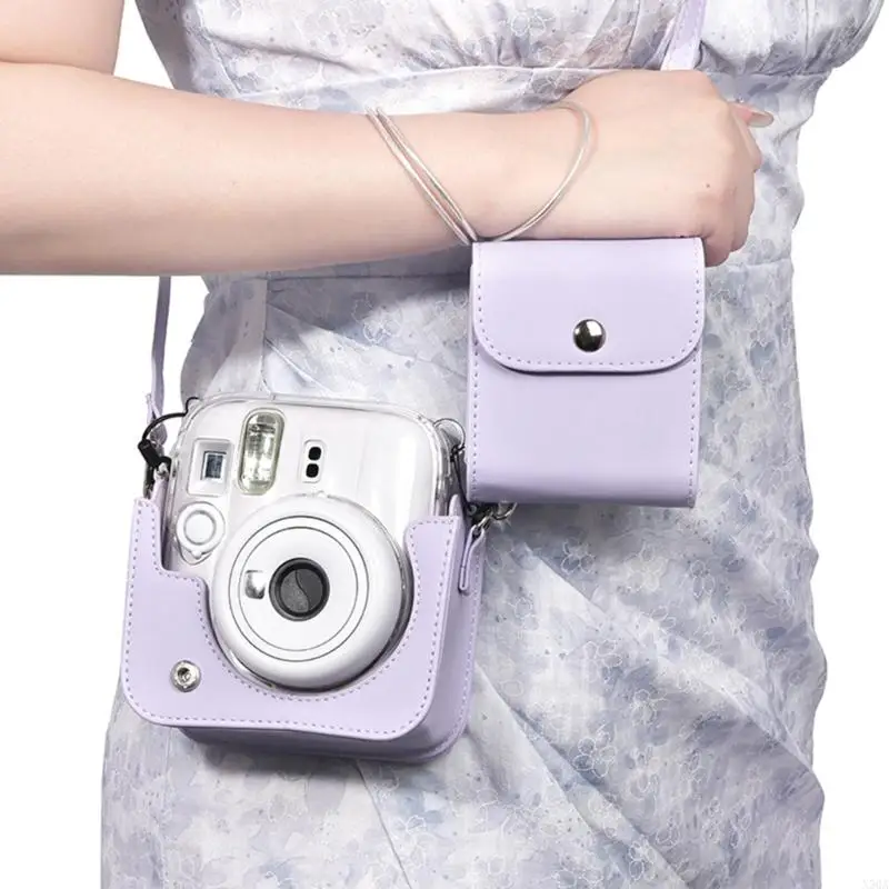 Universal PU Storage Case For Mini/SQ 3Inch Instantly Photo Film Holder Storage Bag Compact And Waterproof Design 