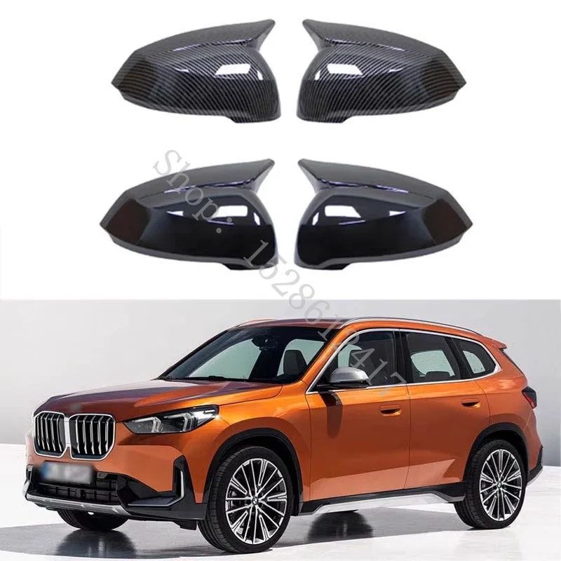 For BMW New X1 U11 U12 2023 2024 car accessories ABS Chrome Rearview mirror Decoration /Rearview mirror cover Trim