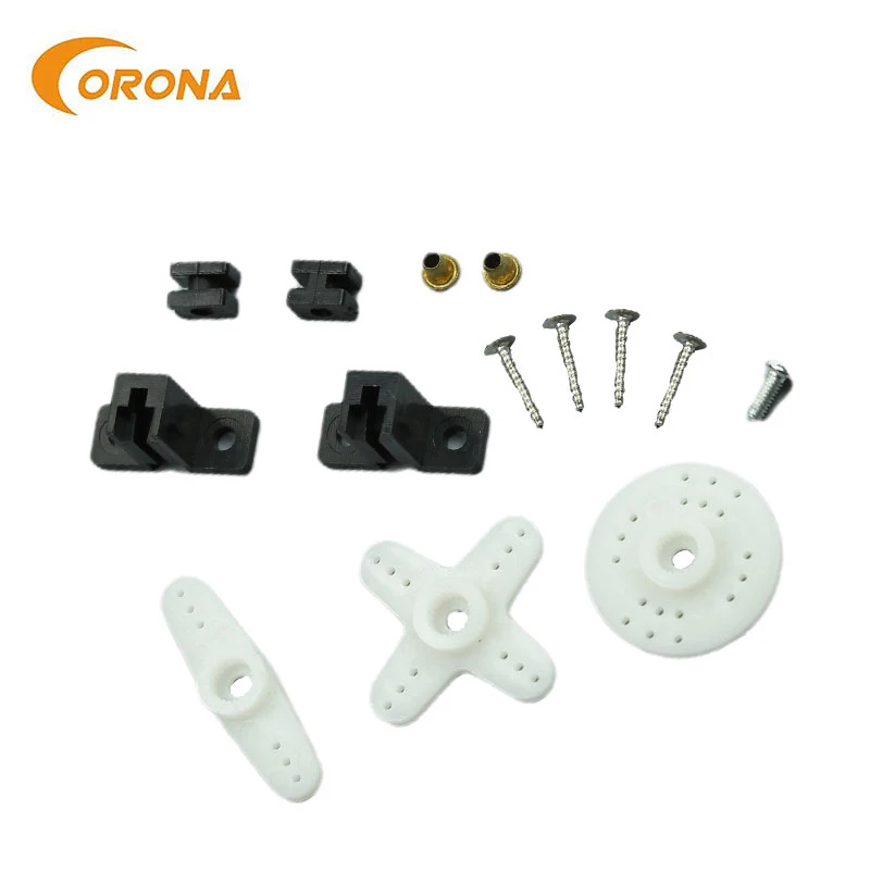 4 Stück Corona RC Servo CS238HV CS-238HV Kleiner Greiferroboter 58g /0,13s Metallgetriebe Mini-Servo für Modellflugzeug- und Autozubehör – Detail 5
