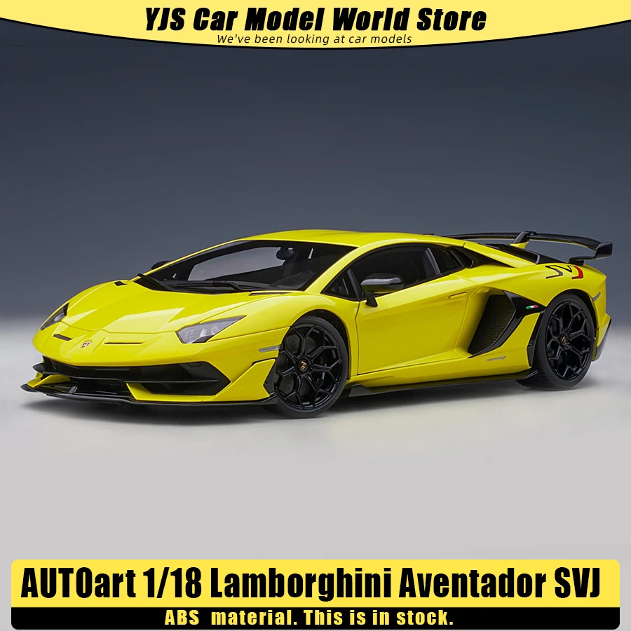

Autoart 1/18 scale New Lamborghini SVJ aventador svj Car Model Sports Car Collection Gift to friends Static decorative