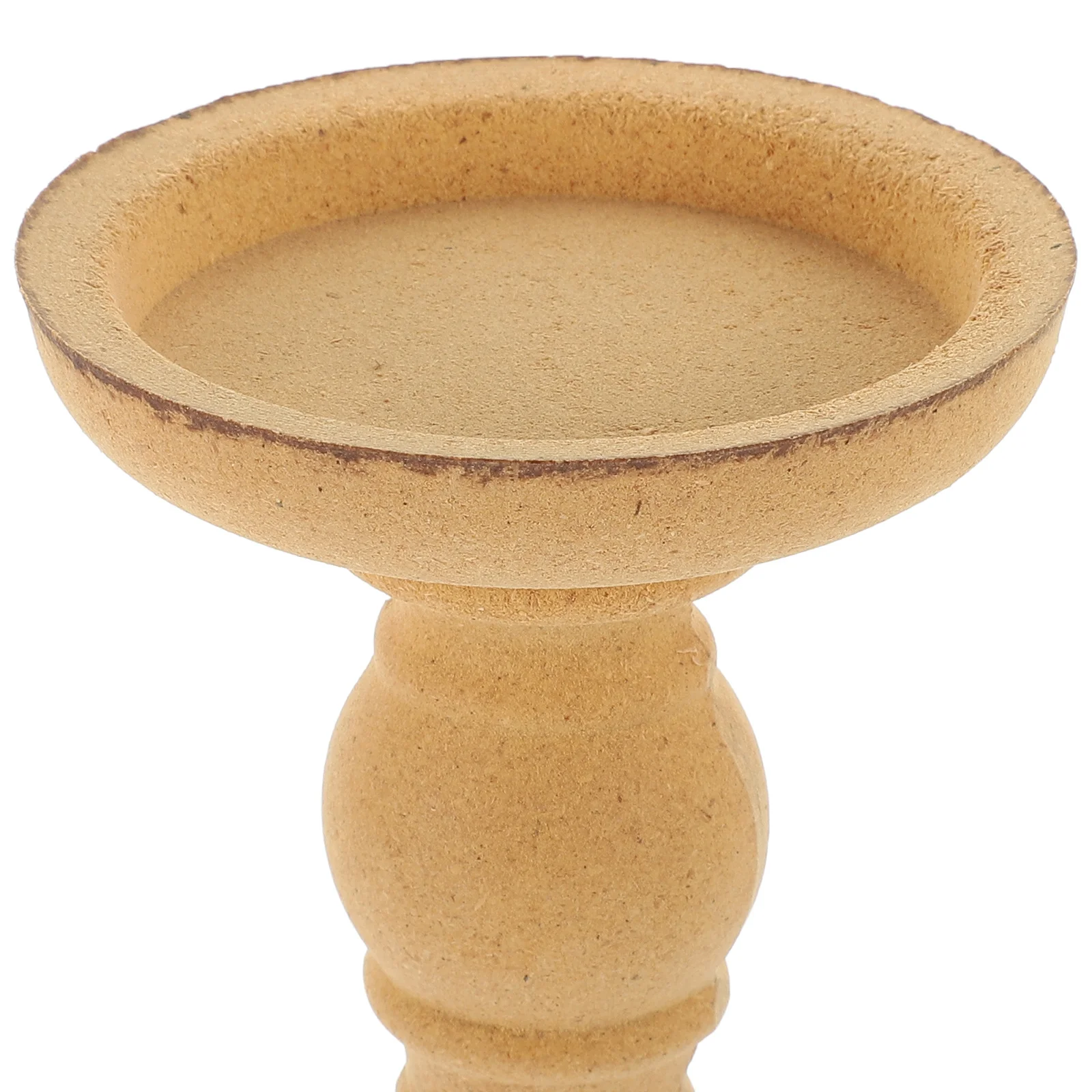 2 stuks Romeinse kolomhouders houten rustieke pijler kandelaar tafel middelpunt voor huisdecoratie houten houder