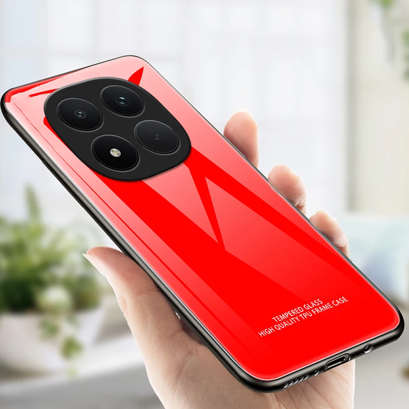 Чехол Biruiqu для Xiaomi Pocophone M8 Pro из закаленного стекла с мягким силиконовым краем, черный Чехол Biruiqu для Xiaomi Pocophone M8 Pro из закаленного стекла с мягким силиконовым краем, черный