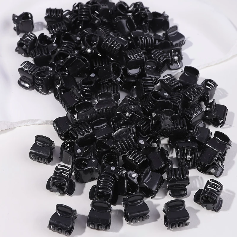 10-30pcs/set Women Hair Claw Clips Black Brown Transparent Mini Claws Hairpins Girls Plastic Hair Clip Clamp Hair Accessories