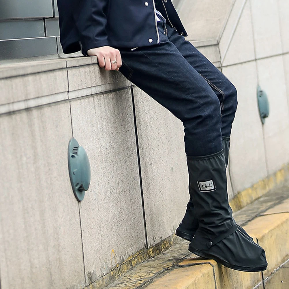 

Shoe Cover Waterproof Rain Women Protector Covers Black Shoes Outdoor