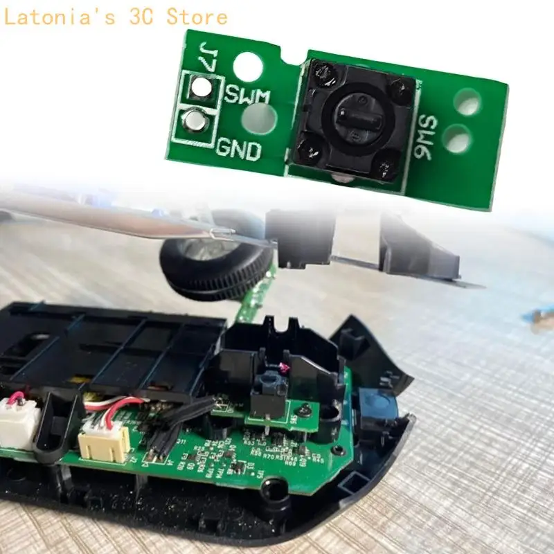 Upgraded Middle Button Circuit Board For G403 G703 Mouse Improves Clicks Responsiveness X3UB