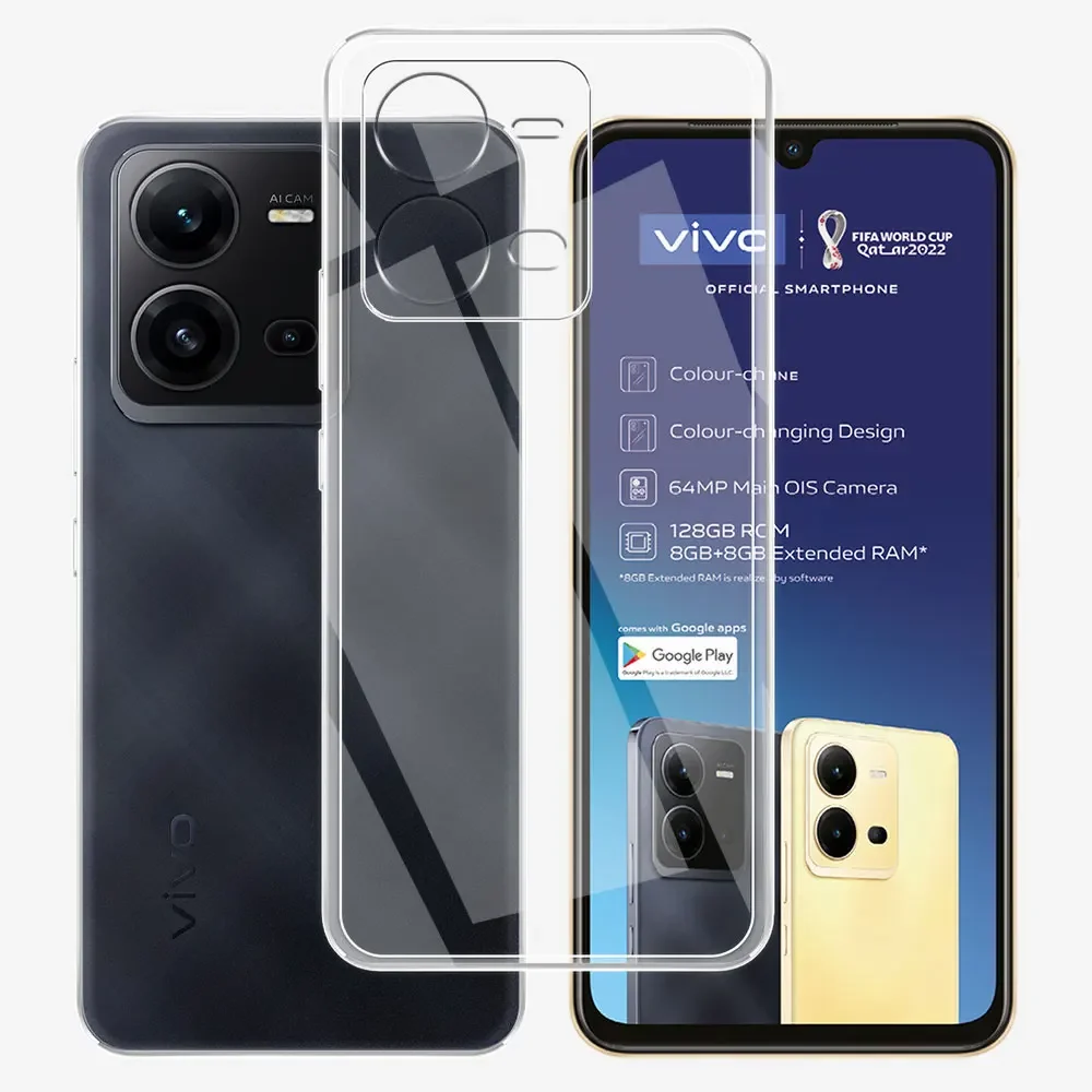 For vivo X80 Lite Case Clear Silicone Soft TPU Phone Case Cover For vivo X80 Lite Funda For Vivo X80 Lite Transparent Coque