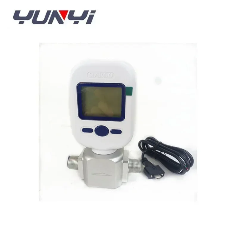 Free Shipping Fuel Dispenser Flowmeter Nitrogen Flm3 Smart Liquid Hydrogen Sensor air gas digital mass Oil Flue Flow Meter