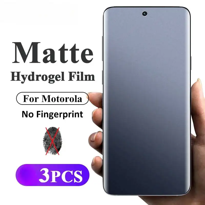 

3Pcs Matte Hydrogel Film Motorola X50ultra X40 X30 S30 Thinkphone Screen Protector For Moto Edge 50 20 30 Ultra Neo 40 Pro