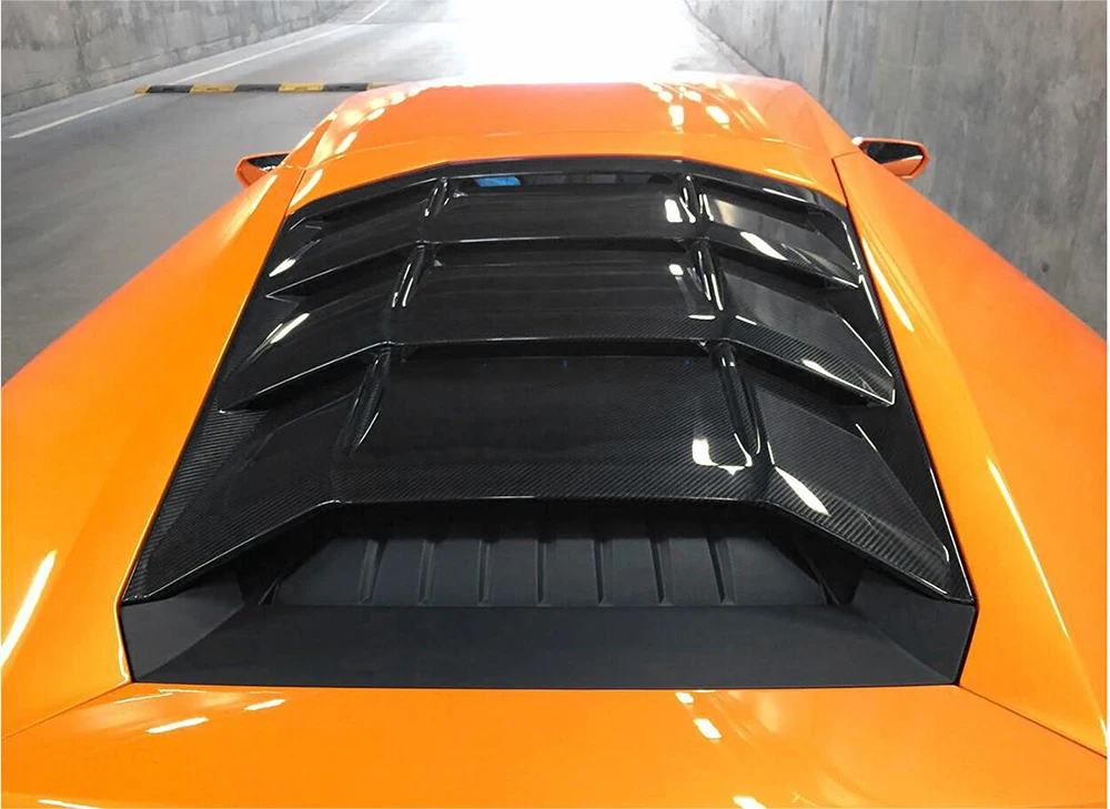 Aerodynamic Ventilated Dry Carbon Fiber Engine Hood Bonnet for Lamborghini Huracan LP610 Heat Dissipation Upgrade