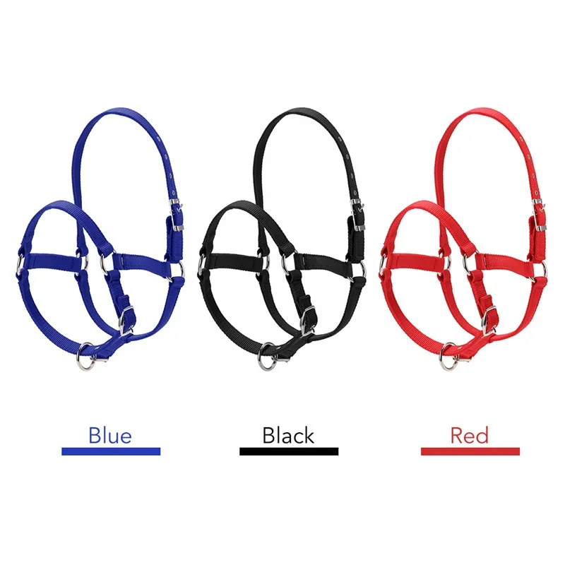 Durable Horse Head Collar Halter Thickened Horse Riding Bridle Horse Riding Equipment Halter Horse Accessories