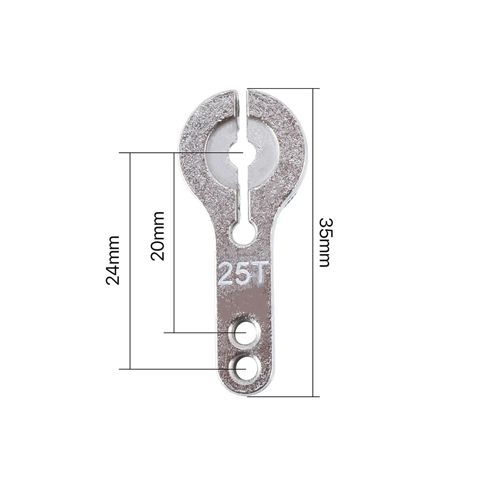 9IMOD 2PCS Multistyle RC 25T Matal Servo Horn Arm Aluminum For 1/8 1/10 1/18 trx4m TRAXXAS RC Crawler Car Upgrade Replacement