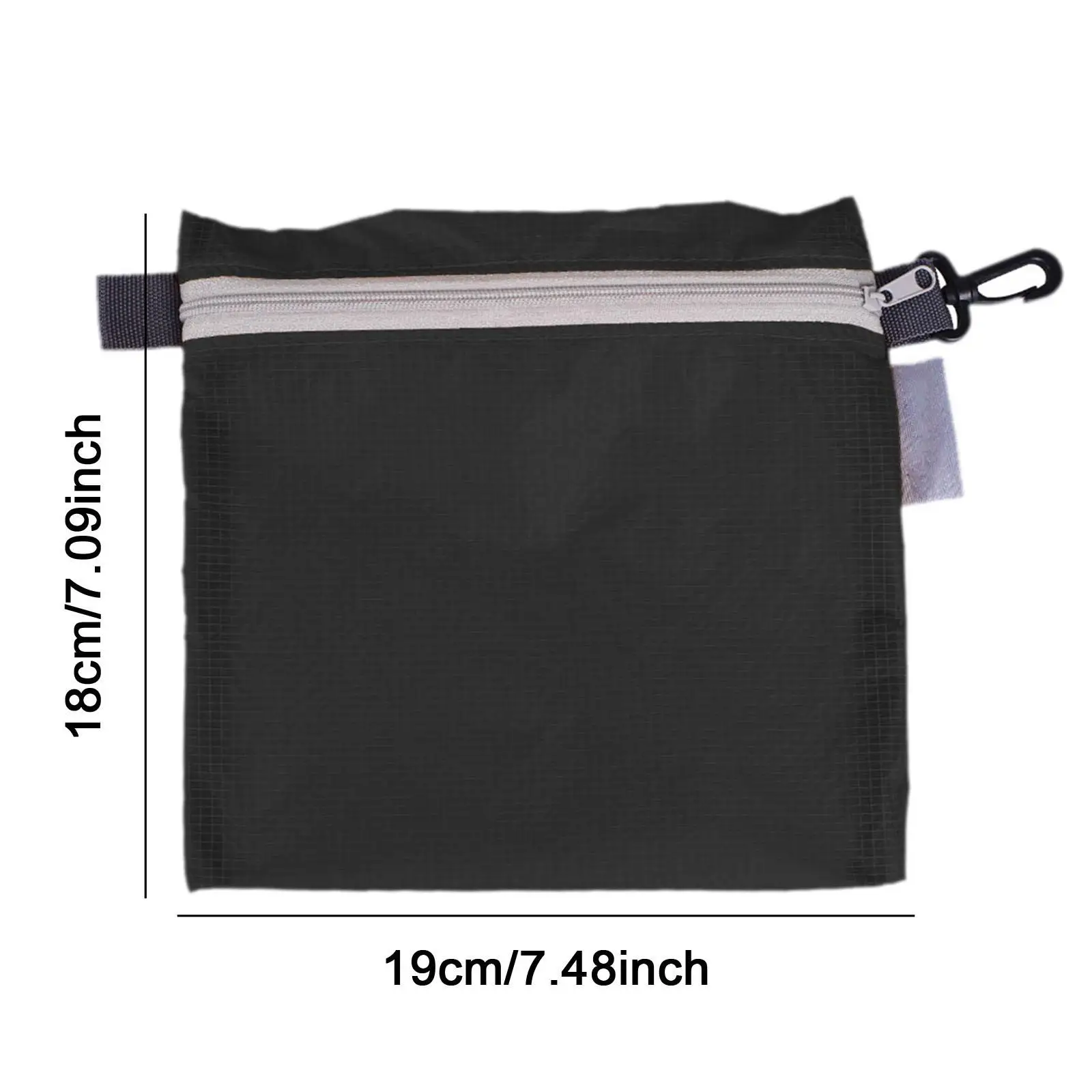 Utility Small Bag Small Bag with Snap Hook Portable Pencil Pouch Multipurpose Storage Pouch for Mobile Phone Wallet Hiking