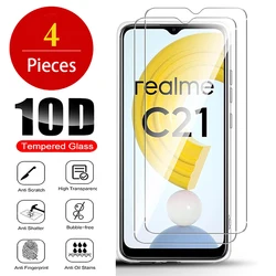 For Realme C21 C35 C25Y C21Y C20A C20 C25S C33 C30 C11 2021,HD Tempered Glass 2/4Pcs 9H Screen Protector