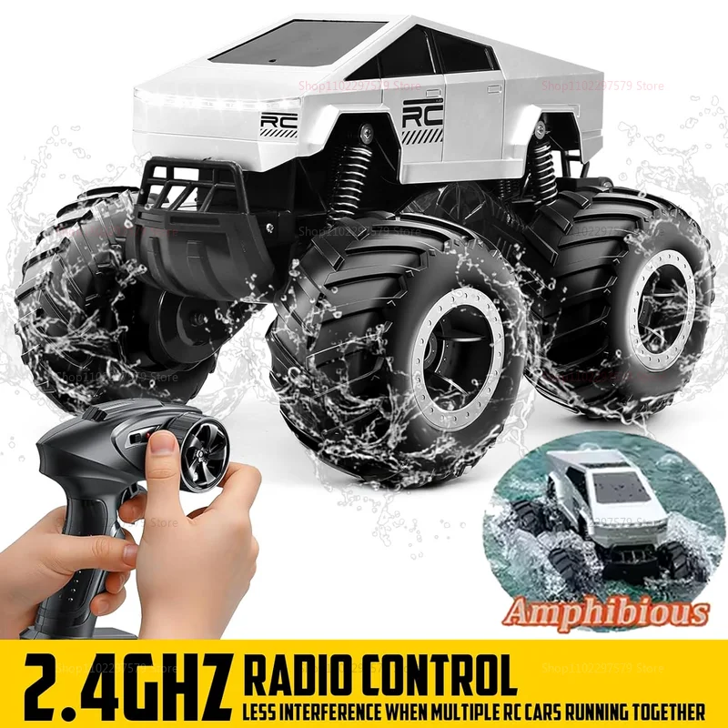 

2025 RC Car Off-Road Pick-up Truck 4WD Waterproof RC Trucks All Terrain 1:16 Scale Monster Truck Toys 2.4GHz Vehicles Kids Gifts