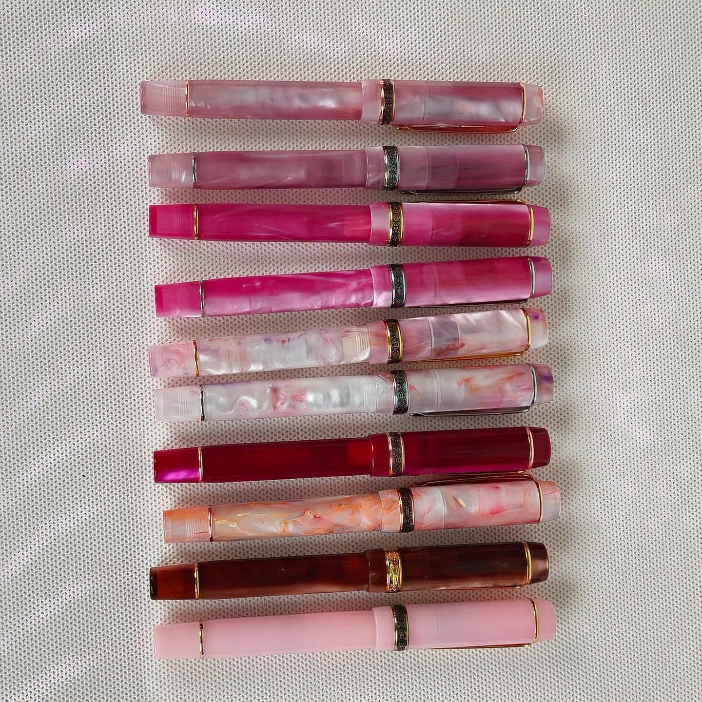All Color Kaigelu 316 Smooth Acrylic Fountain Pen EF/F/M Nib Beautiful Marble Amber Pattern Ink Pen Writing Gift Office Business