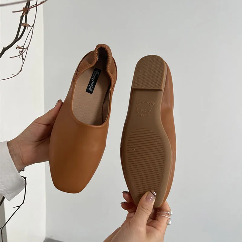 Damen-Ballettschuhe, Lässige Weiche Damenschuhe, Tanzschuhe, Neue Frühlings- und Herbstmode, Flache Slip-On-Schuhe für Damen – Detail 4