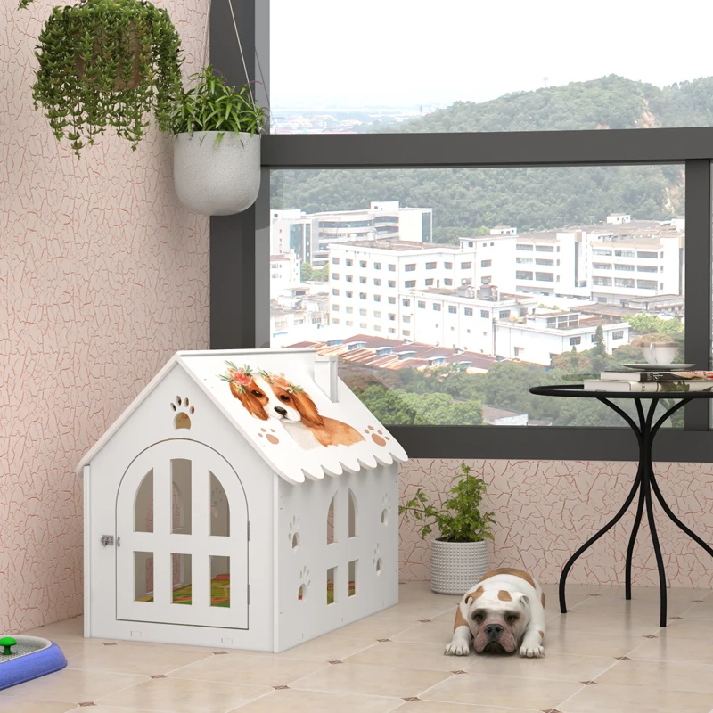 Supplies Tent Dog Houses Playpens Cage Tiny Pet Indoor Dog Houses Box Hut Large Cradle Corral Para Mascotas Dog Furniture Fg25