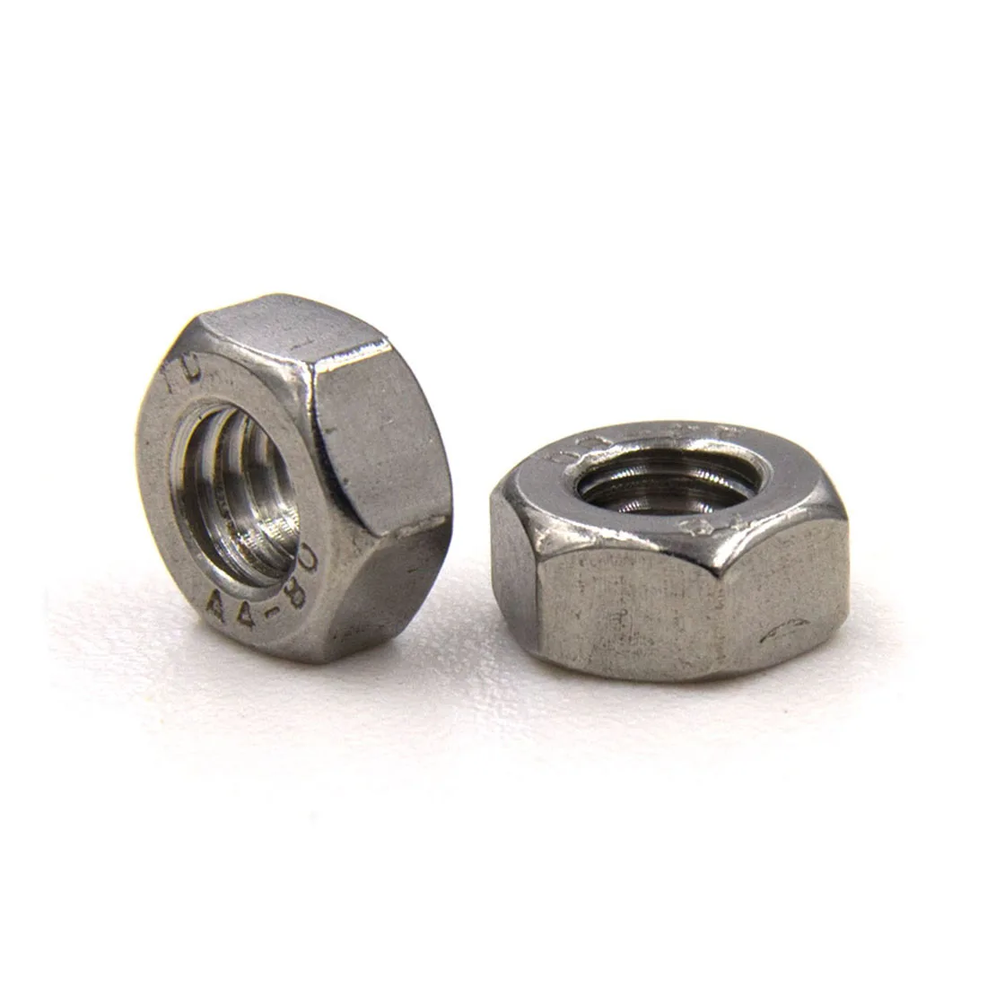 10-30 Pcs/Bag M1.0 M1.2 M1.6 M2 M2.5 M3 M3.5 M4 M5 M6 M8 M10 M12  304/316 Stainless Steel Hexagon Nuts  DIN934