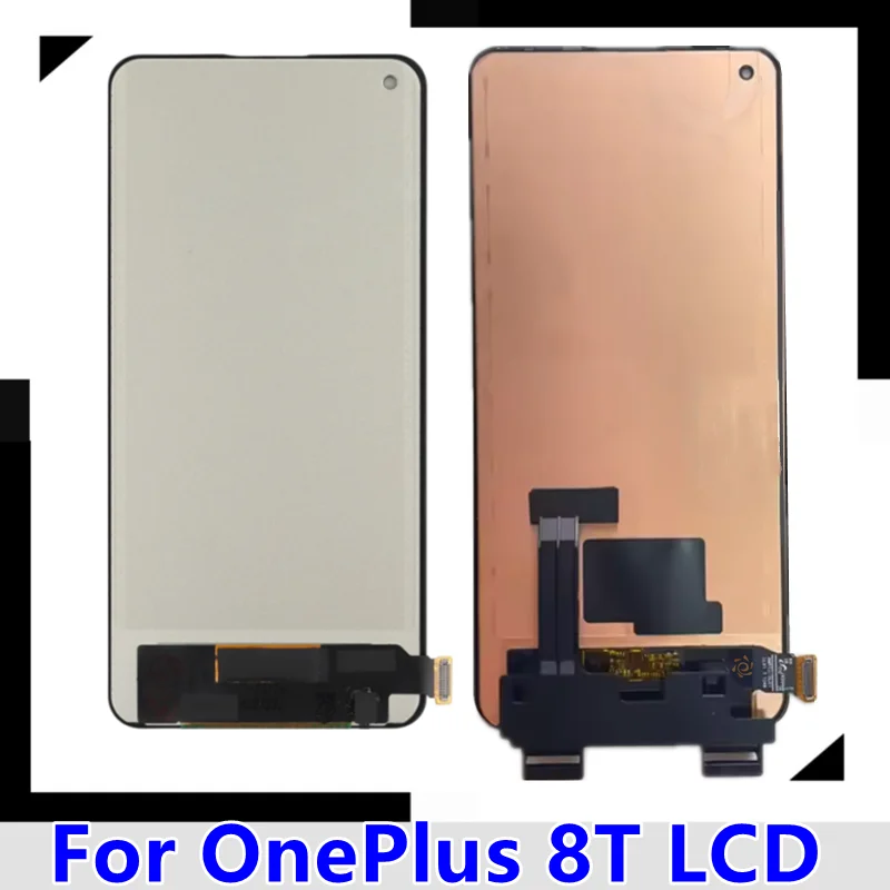 6,55-дюймовый AMOLED TFT для OnePlus 8T ЖК-дисплей, сменный преобразователь сенсорного экрана в сборе KB2001,KB2000,KB2003,KB2005 1 + 8T ЖК-дисплей