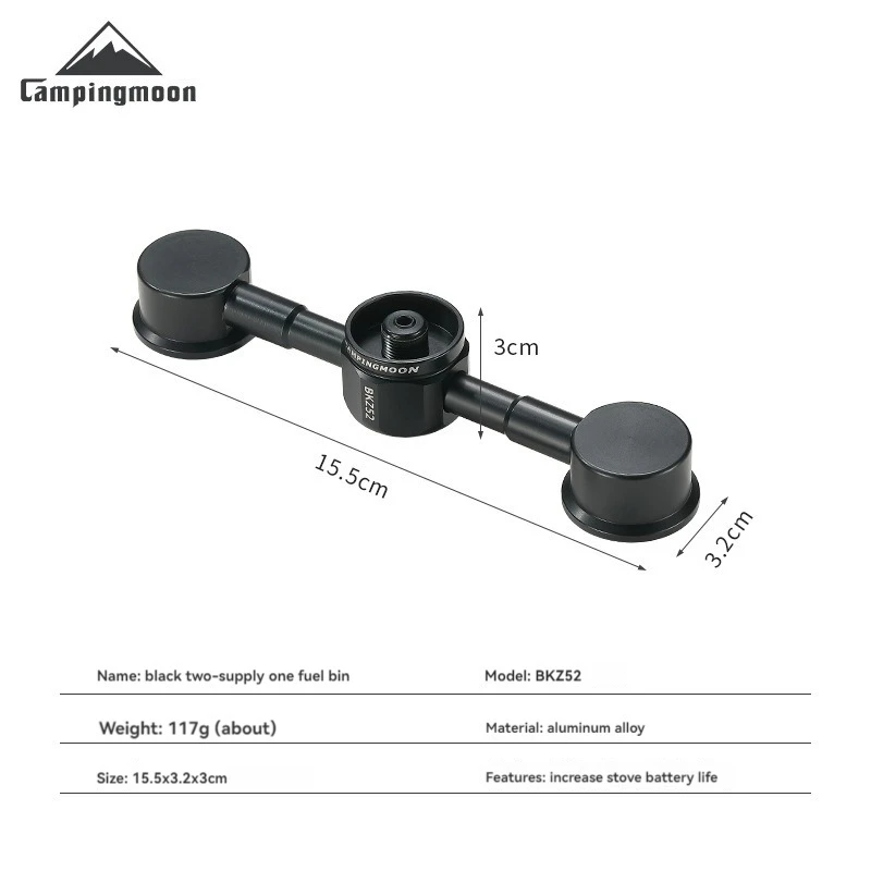 Aluminum Alloy Gas Tank Conversion Head Tools Outdoor Camping 2-In-1 Isobutane Converter Gas Stove Adapter Transfer Accessories