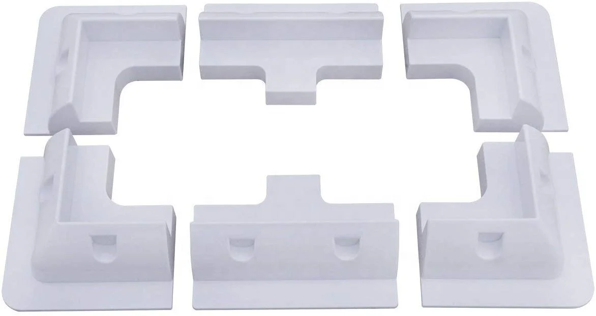 ขายึดแผงโซลาร์เซลล์แบบ 6 ชิ้น ผลิตจากพลาสติกป้องกันรังสียูวี สำหรับรถบ้าน OEM