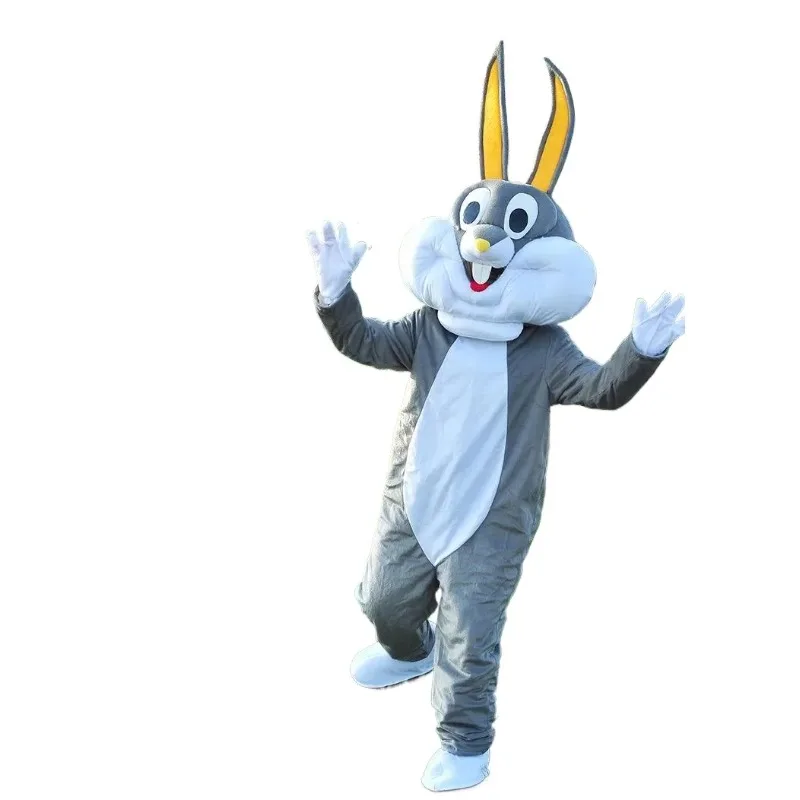 4 Colors Bunny Rabbit Cosplay Costume Cartoon Mascot Advertising Stage Perform Fancy Dress Birthday Party Animal Carnival Props