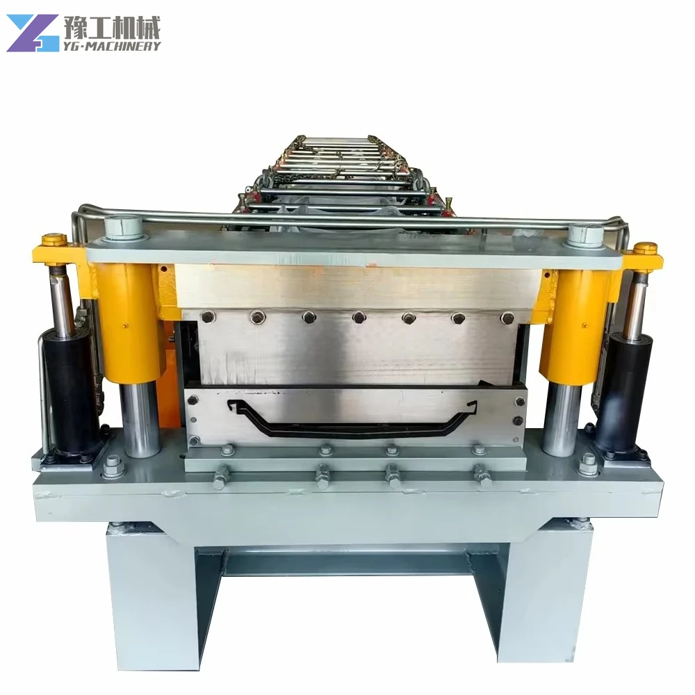 Hidden Roof Tile Pressing Machine Customized Tile Press Machine 360 Degree Vertical Locking Edge Roof Tile Forming Machine