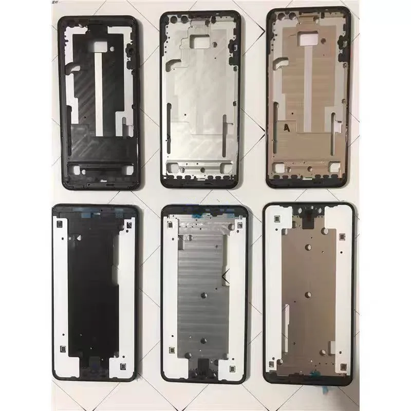 Pixel3 3XL Middle Frame For Google Pixel 3 XL Housing Board LCD Faceplate Bezel Replace Repair Phone Spare Parts + Side Keys