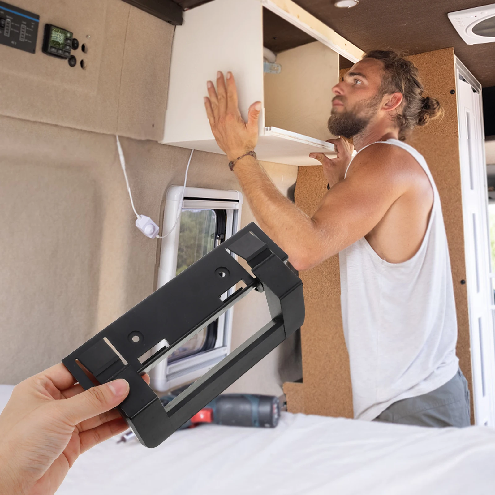 

Rv Fridge Door Handle Repair Kit Durable Easy Install Compatible Various Rv Styles Grip Handle Replacement Refrigerator Door
