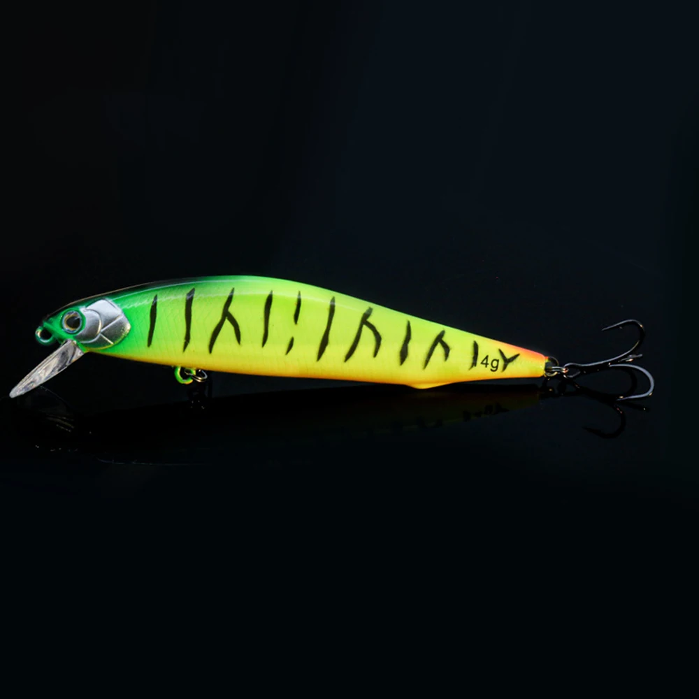 Minnow flotante lento Jerkbait 6cm 5g Wobbler cebo duro Flash Shad para lubina trucha agua salada señuelo de pesca de agua dulce