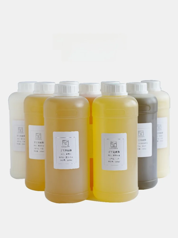 Base de Jabón Artesanal Frío con Ingredientes de Aceite de Oliva, Leche de Nuez y Manteca, para Jabón Perfumado Creativo y Decoración