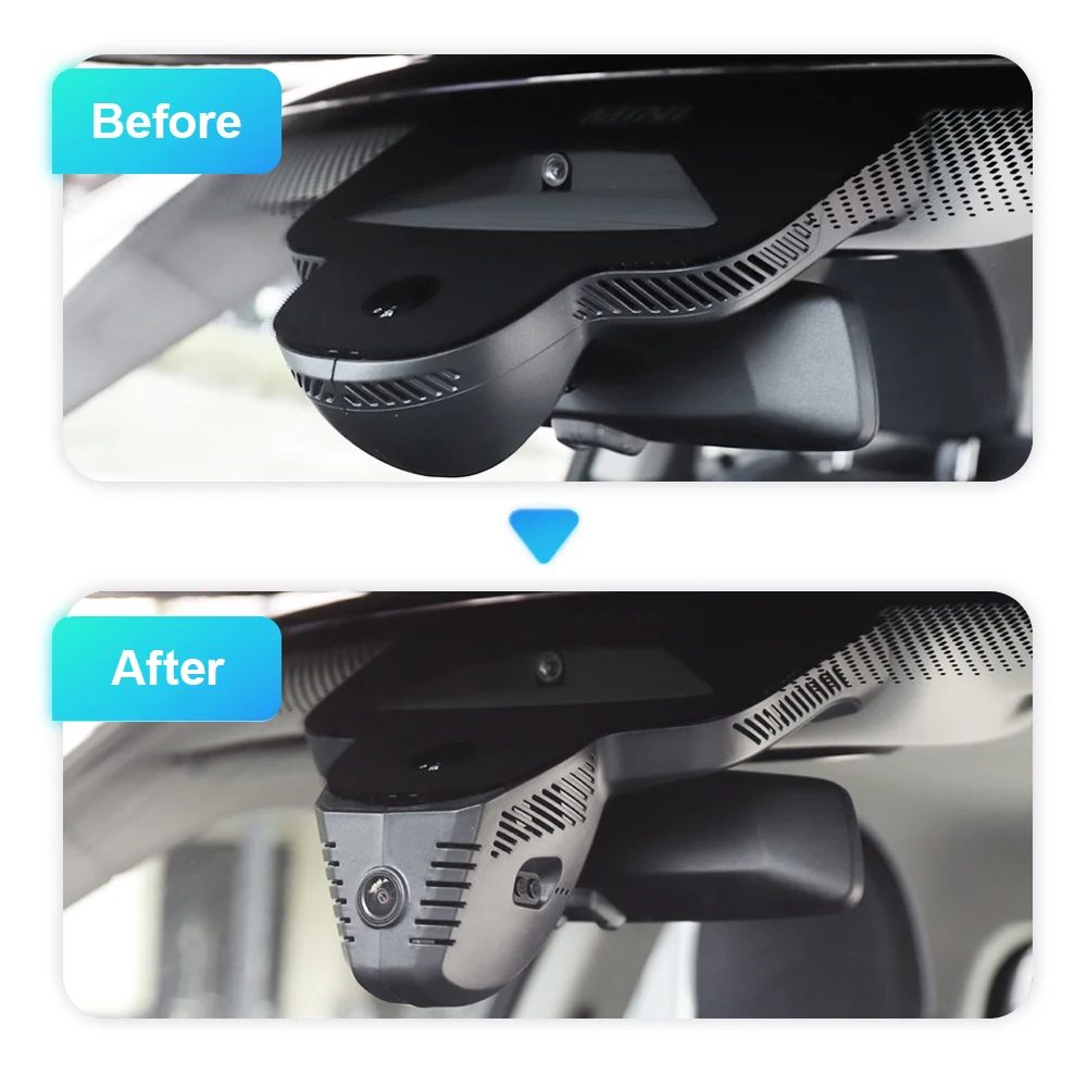 ARB 4K Dash Camera for MINI Cooper/Cooper S/Hatchback/Electric EV 2025, 2160P UHD Car DVR with WIFI APP, G-Sensor & Night Vision