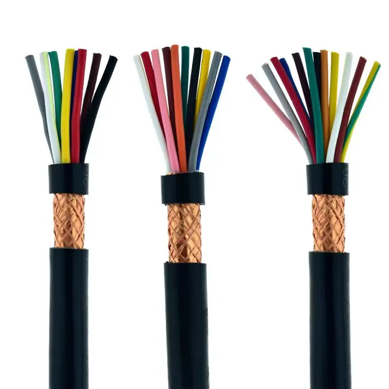 12 Awg Copper Shielded Electrical Wires Sheathed Cable 4mm2 Signal Wiring Soft Engineering Control Round Wire Promotion And Sale