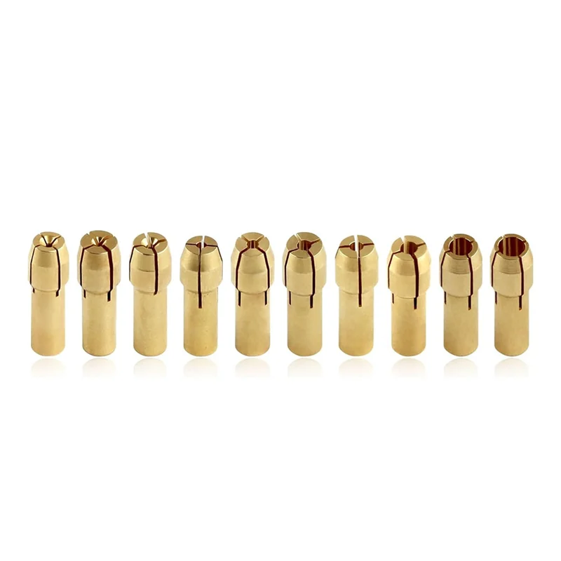 HRBAJ-15PCS الحفر تشاك كوليت مجموعة الروتاري كوليت المكسرات مجموعة 0.5-3.2 مللي متر عرقوب استبدال 4486 أداة دوارة تغيير تشاك ملحق