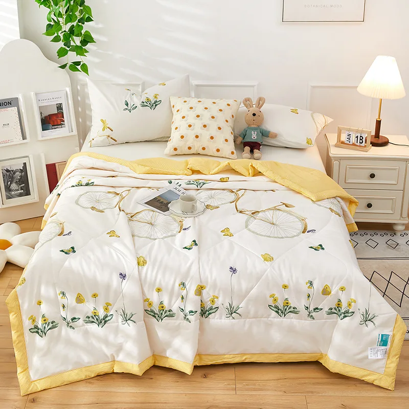 

full size comforter sets for kids A-class cotton printed summer cool quilt