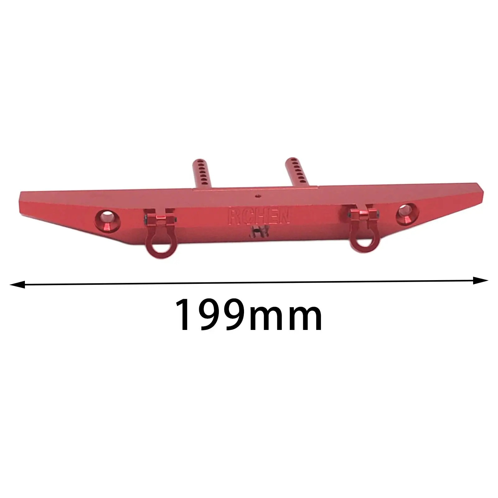 Metall-Heckstoßstangen-Ersatz für SCX10 90046 90047 1/10 RC Hobby Car Crawler DIY Trucks