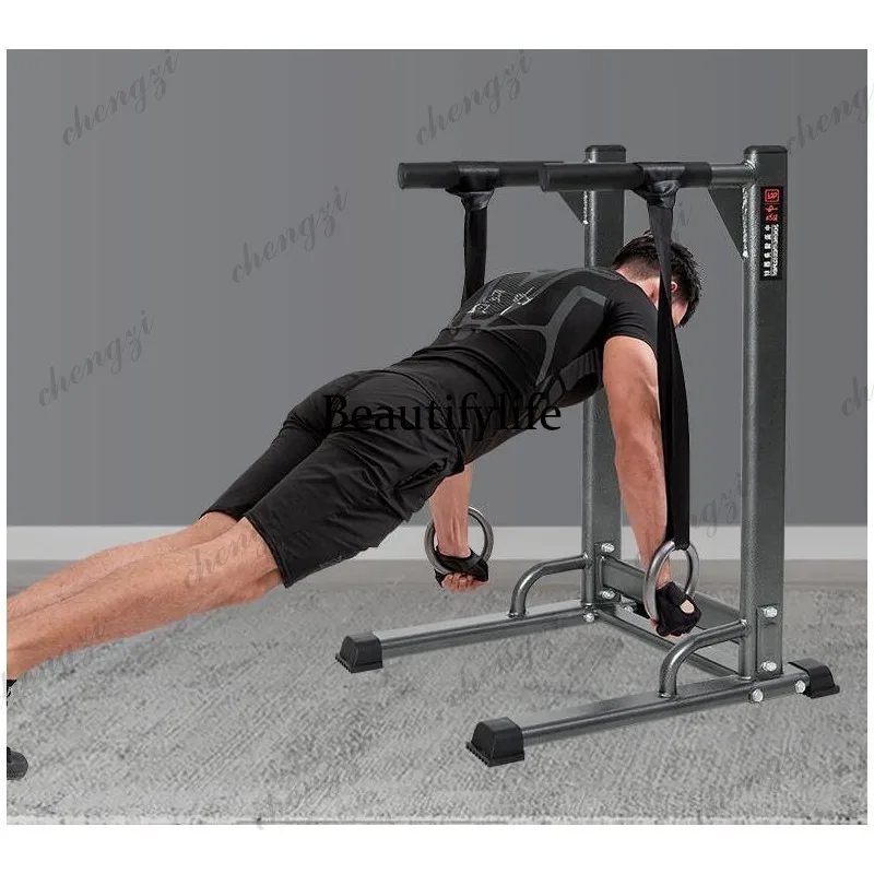 Multifunctional parallel bars frame, home push-up fitness equipment, double-arm extension, pull-up, parallel bar