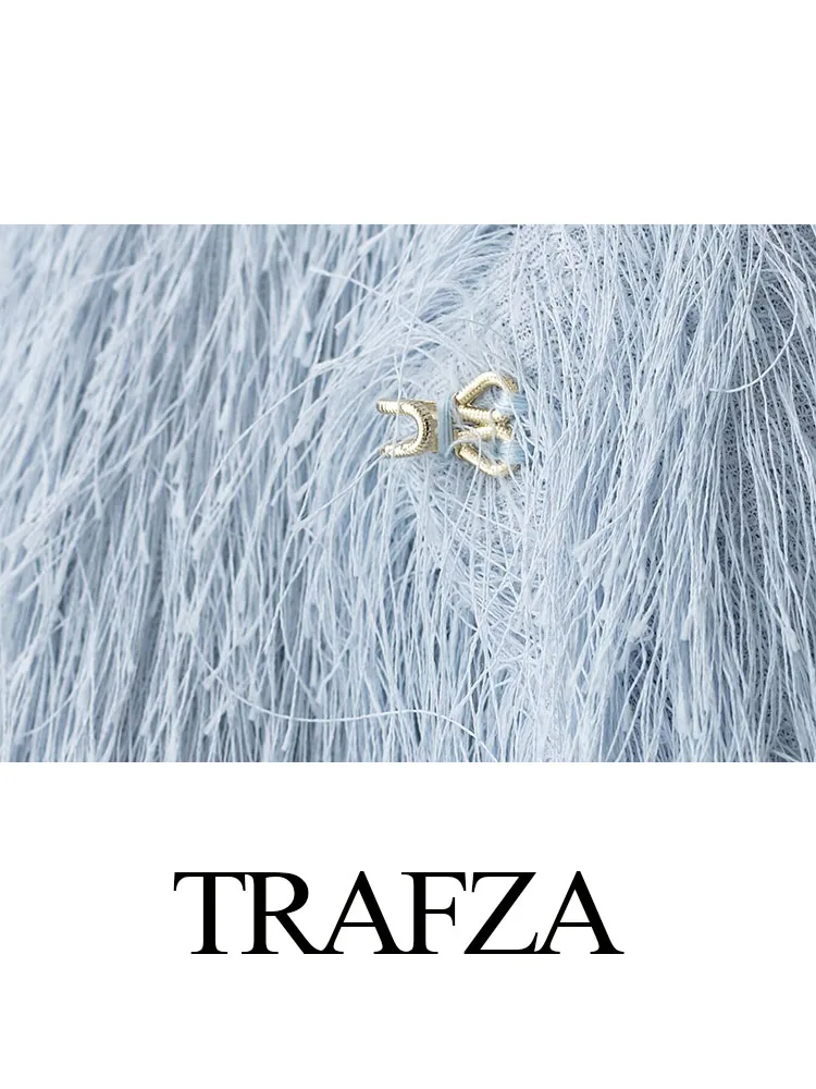 

TRAFZA женские осенние уличные короткие пальто однотонные однобортные женские новые модные повседневные куртки с круглым вырезом и длинными рукавами