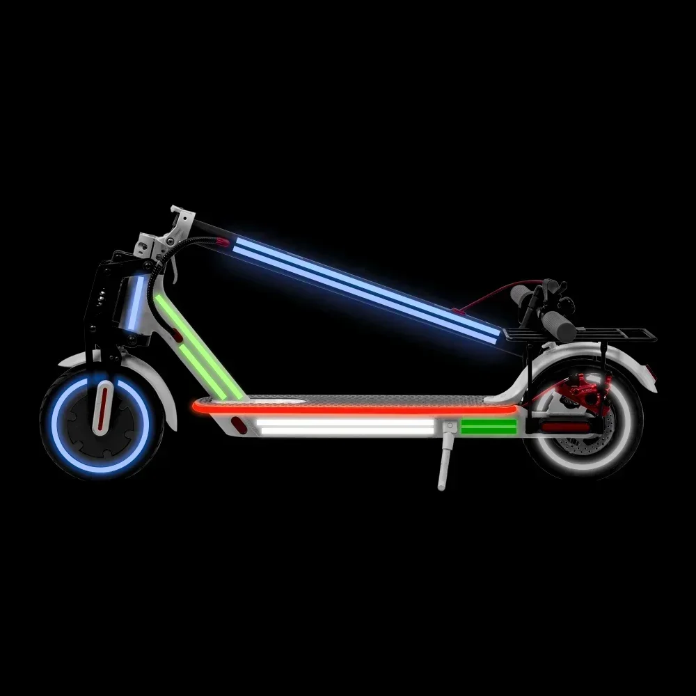 Body Wheel Hub Reflective Stickers for Electric Scooter Accessories Fluorescent Sticker Tape for Xiaomi M365 for Ninebot Max G30