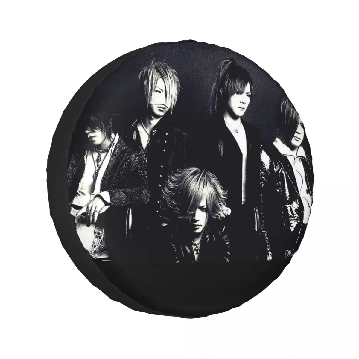 

Изготовленный на заказ чехол для запасного колеса Japan Rock The Gazette Band для Jeep SUV RV 4WD, 4x4, защитные чехлы для колес 14 дюймов, 15 дюймов, 16 дюймов, 17 дюймов